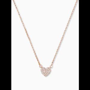 Kate Spade - Yours Truly Pave Heart Mini Pendant Necklace